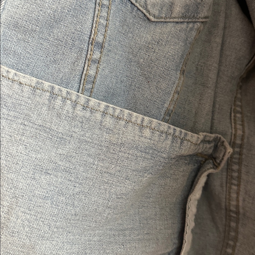 Elia Cher Classic Denim fringe Jacket xl - Picture 4 of 8